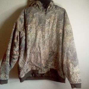 Mossy Oak Flagstaff Hunting Jacket Style Insulated Bomber Jacket With Hood